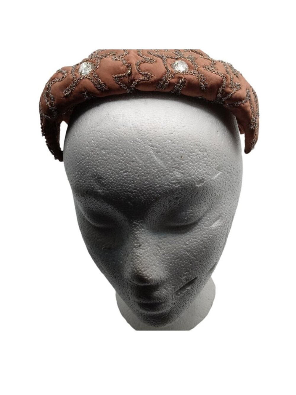 Vintage 40s 50s Ladies Cocktail Hat Marche Italy Retro Hollywood Granny Cosplay